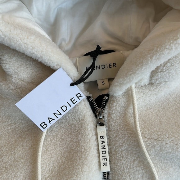 Bandier Hi Pile Fleece Jacket womens size small - Picture 5 of 8